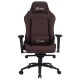 Кресло игровое Cactus CS-CHR-0112BR коричневый эко.кожа с подголов. крестов. сталь. Фото товара с разных ракурсов.