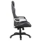 Игровое кресло  "Techno Pro GM-003", экокожа, черное/серое, вставки серые, 531814. Фото товара с разных ракурсов.